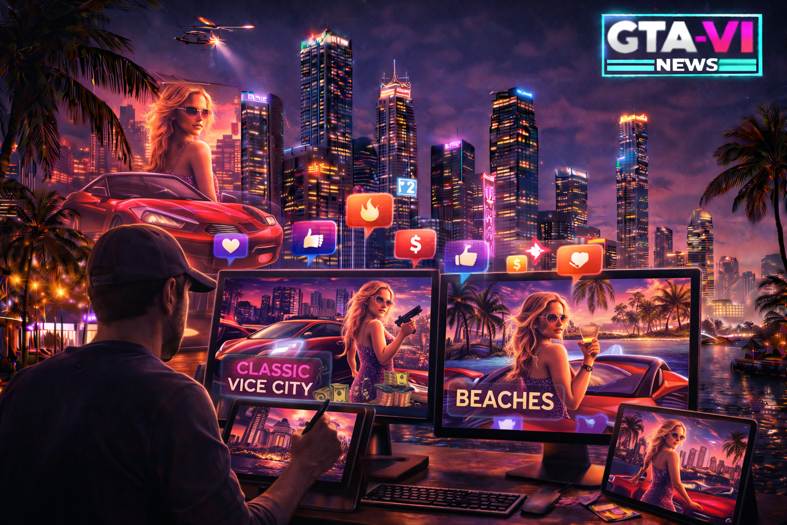 Why Fan Art Often Reveals What Players Want Most From GTA 6