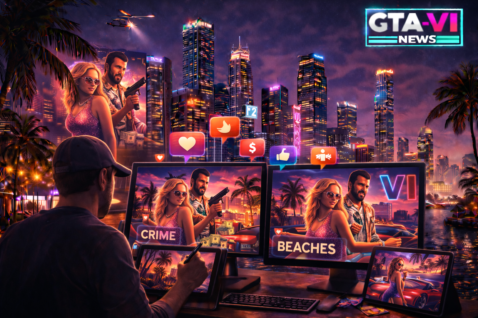 Why Character Fan Art Shapes Early Perception of GTA 6