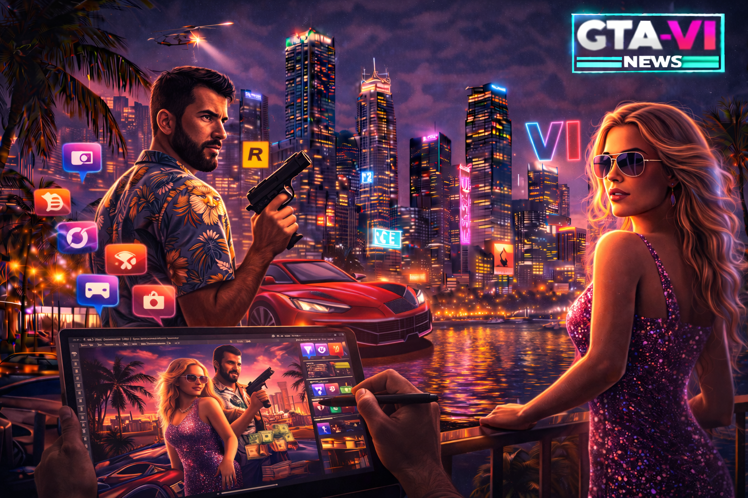 What Makes the Best GTA 6 Fan Art Feel Professional